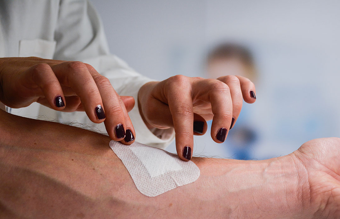Development of a novel in situ gelling skin dressing